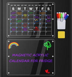 Magnetic Transparent Dry Erase Weekly Meal Planner