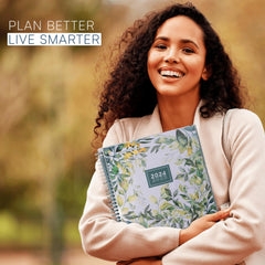 Aesthetic Planner Academic Year July 2024 June 2025 8.5x11 inch Floral Planner